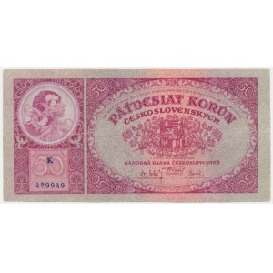 Czecholovakia, 50 Korun 1929 - K -