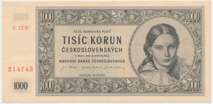 Czechoslovakia, 1.000 Korun 1945
