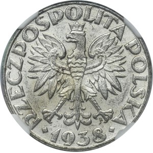 German Occupation, 50 groschen 1938 - NGC MS62