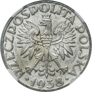 German Occupation, 50 groschen 1938 - NGC MS62