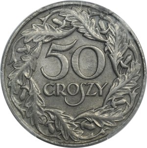 German Occupation, 50 groschen 1938 - PCGS AU58 - IRON
