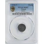Królestwo Polskie, 1 fenig 1918 - PCGS MS62