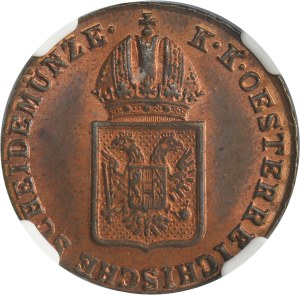 Austria, Franz II, 1/2 Kreuzer Wien 1816 A - NGC MS64 RB