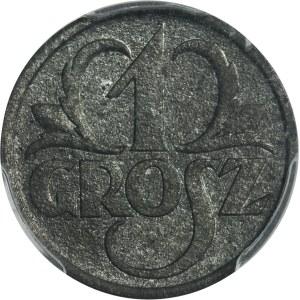 Generalna Gubernia, 1 grosz 1939 - PCGS MS64
