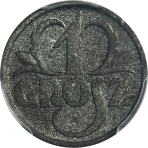 German Occupation, 1 grosz 1939 - PCGS MS64
