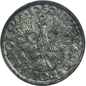 Generalna Gubernia, 1 grosz 1939 - PCGS MS64