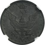Königreich Polen, 5 Feen 1917 - NGC MS63 - ex. Karolkiewicz