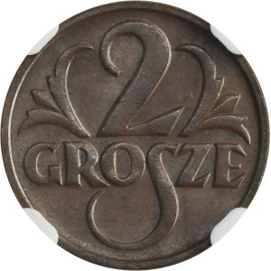 2 grosze 1927 - NGC MS64 BN
