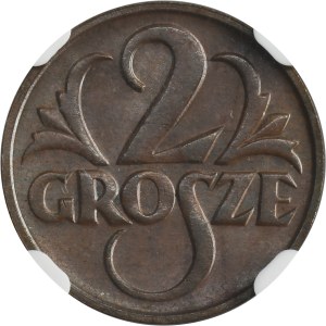 2 grosze 1927 - NGC MS64 BN