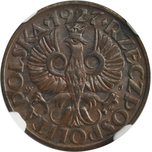 2 grosze 1927 - NGC MS64 BN