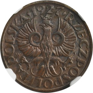 2 grosze 1927 - NGC MS64 BN