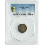2 grosze 1923 - PCGS MS63