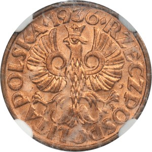 2 grosze 1936 - NGC MS66 RD