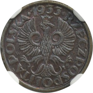 1 penny 1933 - NGC MS64 BN