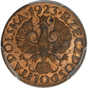 1 grosz 1923 - PCGS MS64 RB