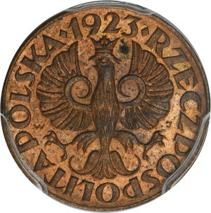 1 grosz 1923 - PCGS MS64 RB
