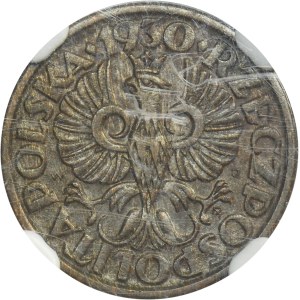 1 grosz 1930 - NGC MS63 BN