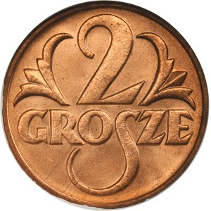 2 grosze 1938 - NGC MS66 RD