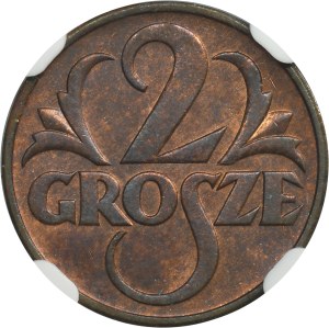 2 grosze 1938 - NGC MS65 RB