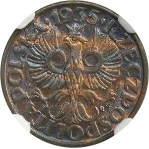 2 grosze 1935 - NGC MS64 RB