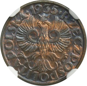 2 grosze 1935 - NGC MS64 RB