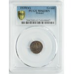 1 grosz 1939 - PCGS MS63 BN
