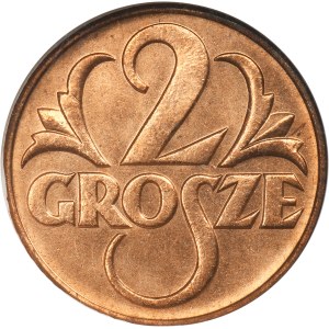 2 grosze 1938 - NGC MS66 RD