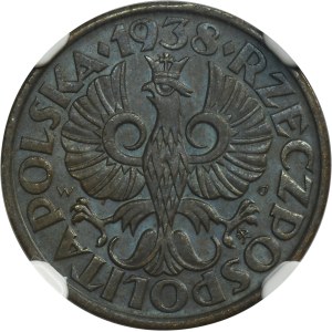 2 grosze 1938 - NGC MS64 BN