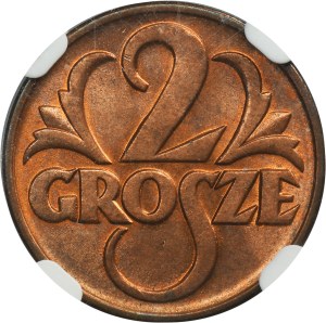 2 grosze 1939 - NGC MS65 RD