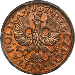 2 grosze 1937 - PCGS MS64 RD