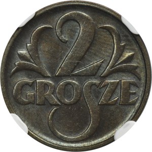 2 pennies 1937 - NGC MS65 BN