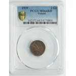 2 grosze 1939 - PCGS MS64 RB
