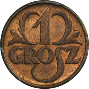 1 grosz 1938 - PCGS MS65 RB