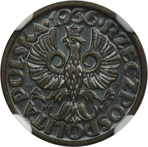 1 penny 1936 - NGC MS64 BN