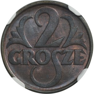 2 grosze 1928 - NGC MS64 RB