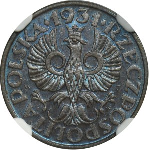 2 grosze 1931 - NGC MS63 BN