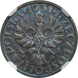 2 pennies 1931 - NGC MS63 BN