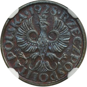 2 grosze 1928 - NGC MS64 BN
