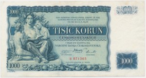 Czechoslovakia, 1.000 Korun 1934 - SCARCE