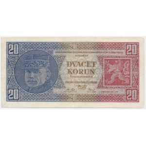 Czechoslovakia, 20 Korun 1926