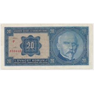 Czechoslovakia, 20 Korun 1926