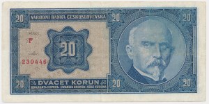 Czechoslovakia, 20 Korun 1926