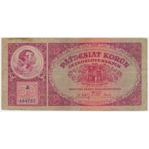 Czecholovakia, 50 Korun 1929