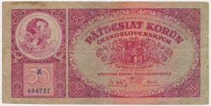 Czecholovakia, 50 Korun 1929