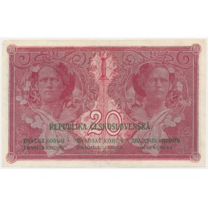 Czechoslovakia, 20 Korun 1919