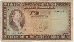 Czechoslovakia, 500 Korun (1945)