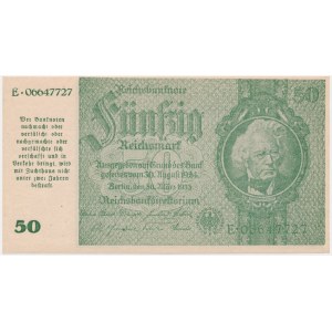 Germany, 50 Reichsmark 1933 (1945) -Graz, Linz, Salzburg - RARE EMERGENCY ISSUE