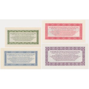 Germany, Wehrmacht, lot 1 Reichsmark - 50 Reichsmark (1944) (4 pcs.)