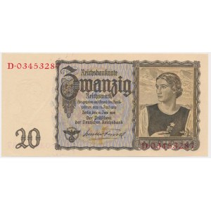 Germany, 20 Reichsmark 1939