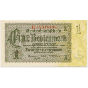 Germany, 1 Rentenmark 1937